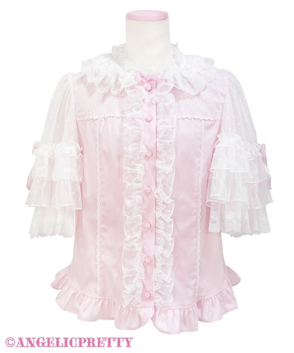 Dreamy Papillon Blouse - Pink