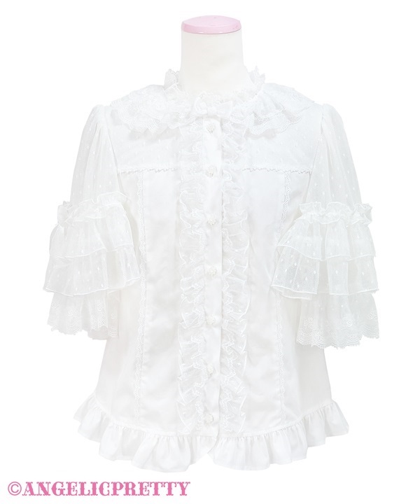 Dreamy Papillon Blouse - White