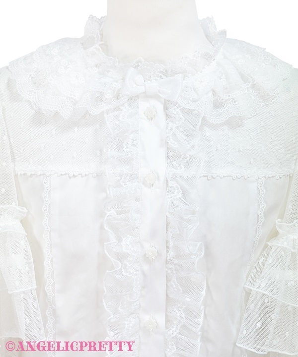 Dreamy Papillon Blouse - White [262B06-060499-wh] - $247.00