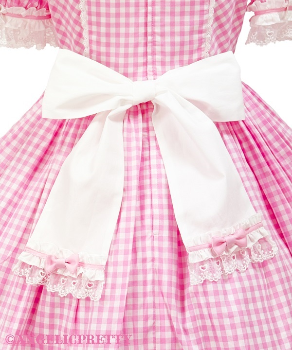 Dreamy Ribbon Cafe One Piece Set - Pink [262ST03-210539-pk