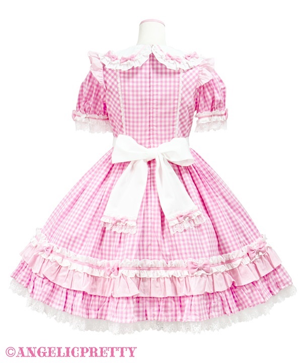 Dreamy Ribbon Cafe One Piece Set - Red [262ST03-210539-rd