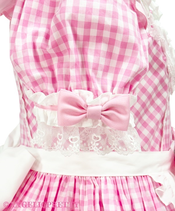 Dreamy Ribbon Cafe One Piece Set - Red [262ST03-210539-rd