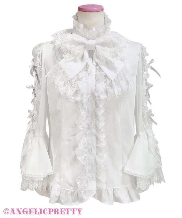 Elegant Princess Blouse - White