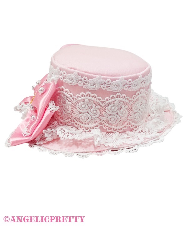 Elegant Rose Mini Hat - Wine