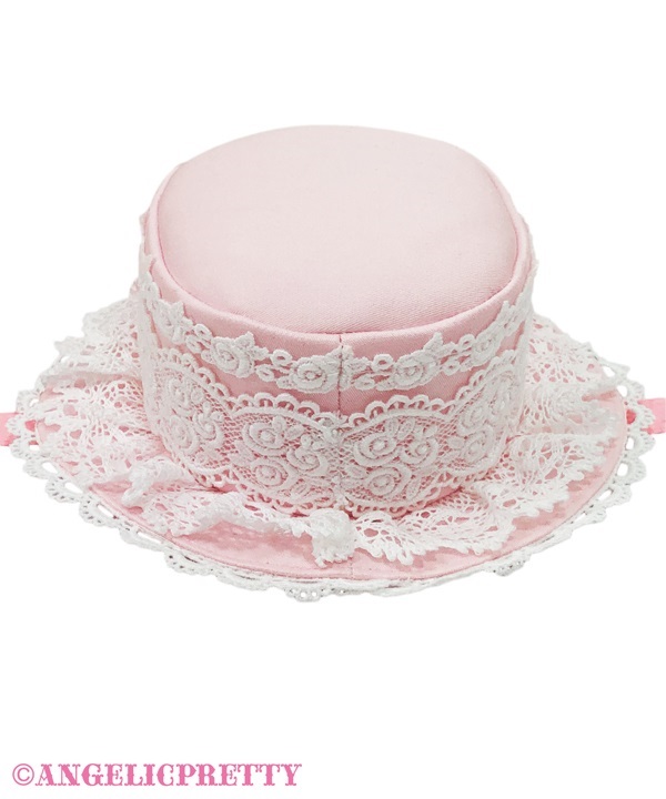 Elegant Rose Mini Hat - Wine