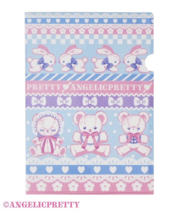 Fancy Border Clear File