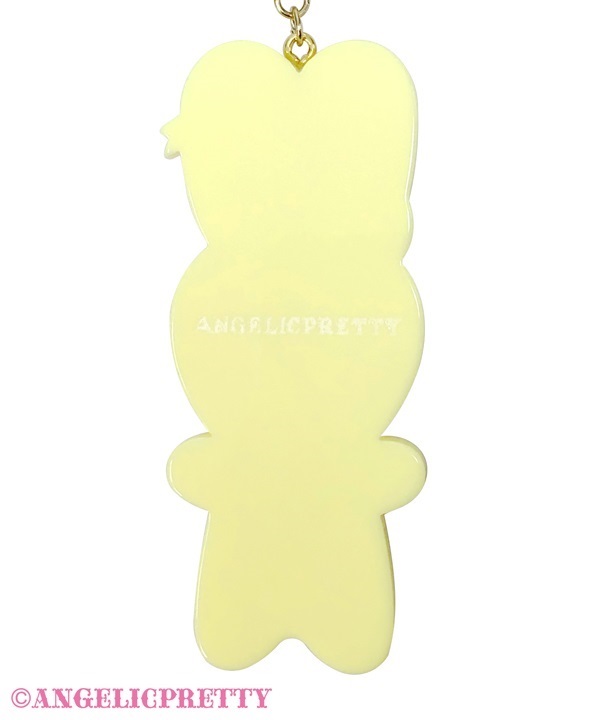 Fancy Lyrical Bunny Necklace - Pink - Click Image to Close