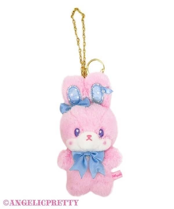 Fancy Lyrical Bunny Plush Charm - Pink