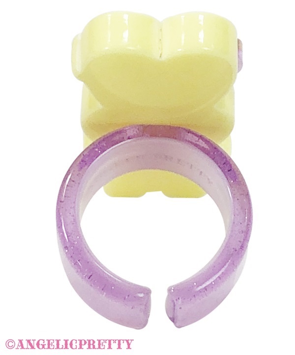 Fancy Lyrical Bunny Ring - Pink - Click Image to Close