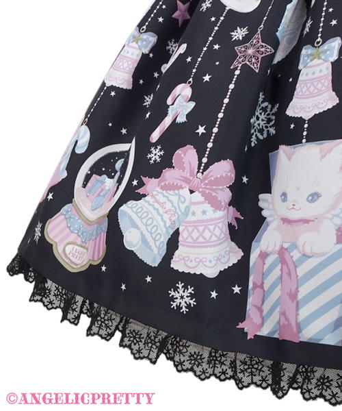 Fancy Ornament Jumperskirt - Sax