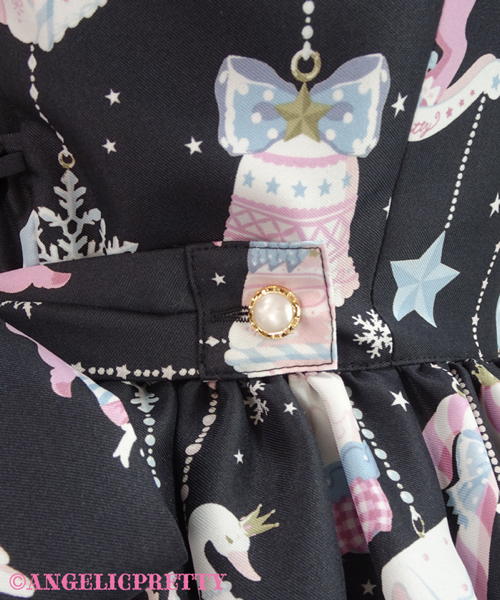 Fancy Ornament Jumperskirt - Sax