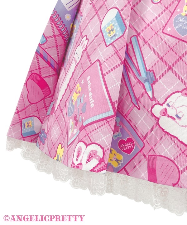 Fancy Stationery Jumperskirt - Lavender - Click Image to Close