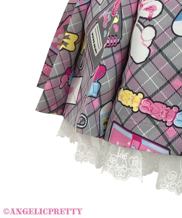 Fancy Stationery Skirt - Lavender