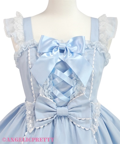 Fantasic Heart Jumperskirt - Sax