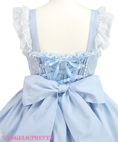 Fantasic Heart Jumperskirt - Sax