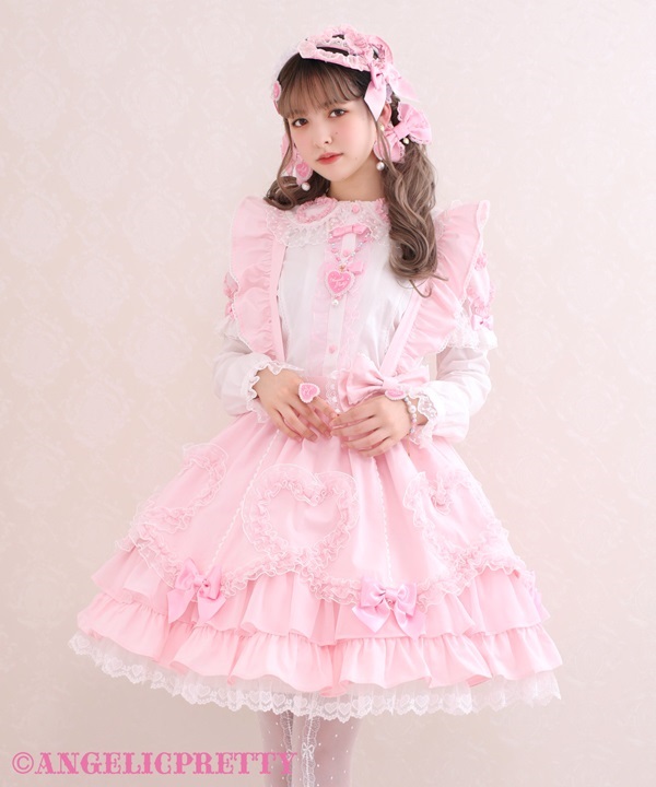 Fantasic Heart Skirt - Pink