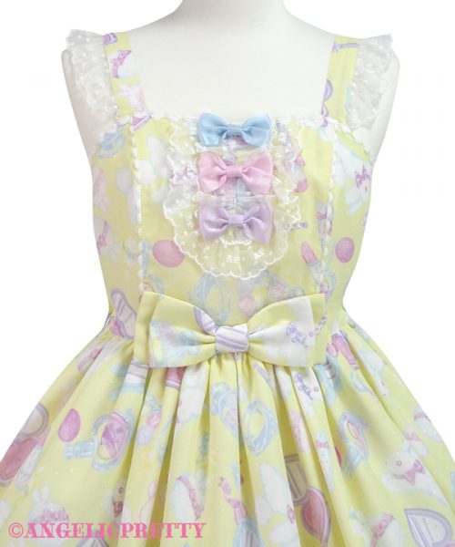Fluffy Puff Bunny Jumperskirt - Black