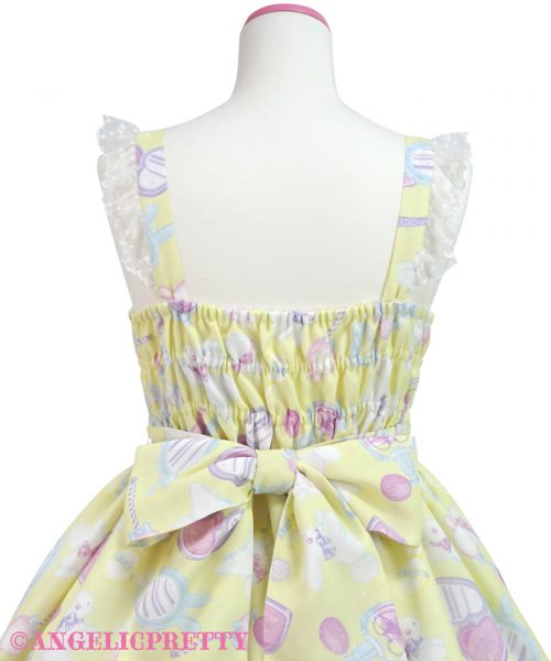 Fluffy Puff Bunny Jumperskirt - Pink