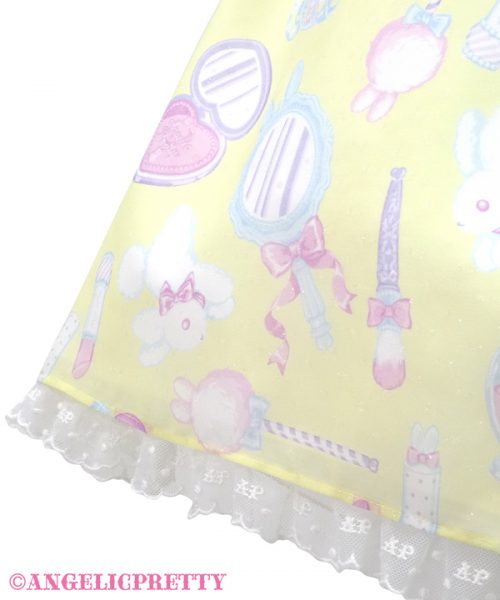 Fluffy Puff Bunny Jumperskirt - Pink