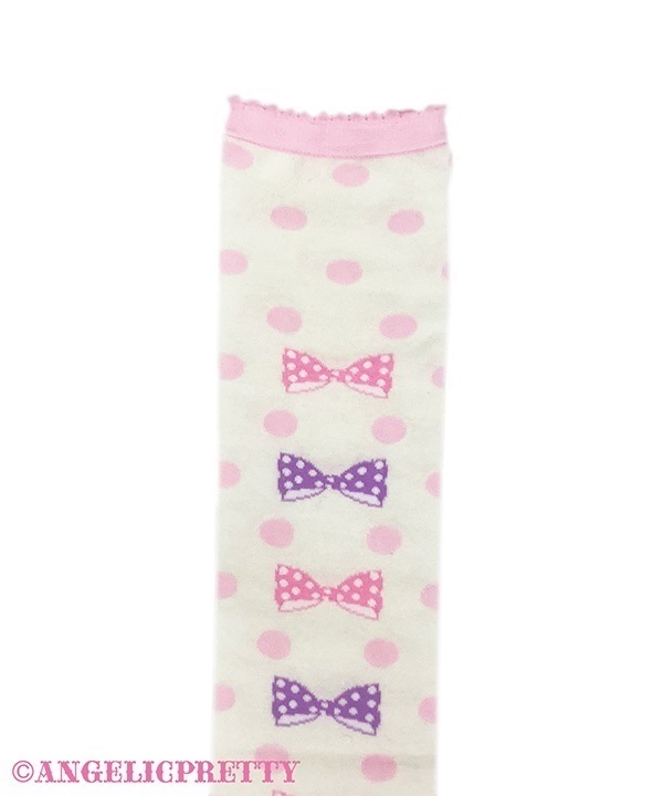 Fluffy Toys Over Knee - White