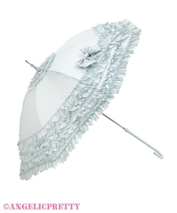 Frill Millefeuille Umbrella - Sax