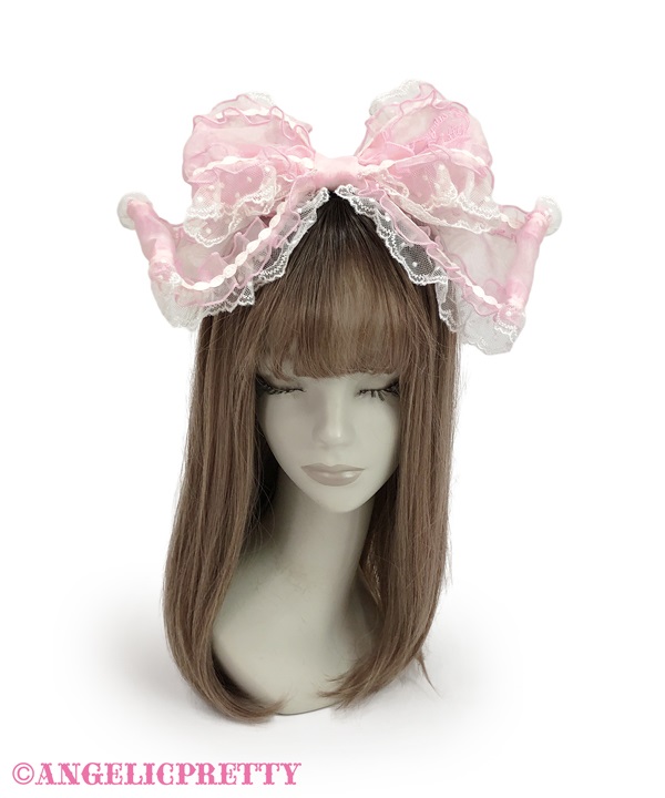 Frill See Through Headbow - Sax