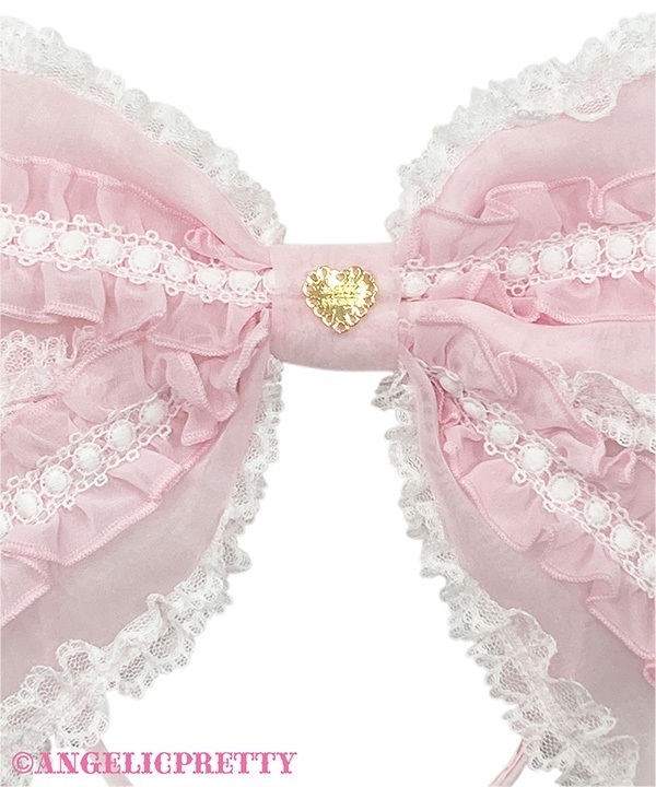 Fuwa Fuwa Ribbon Doll Headbow - Pink