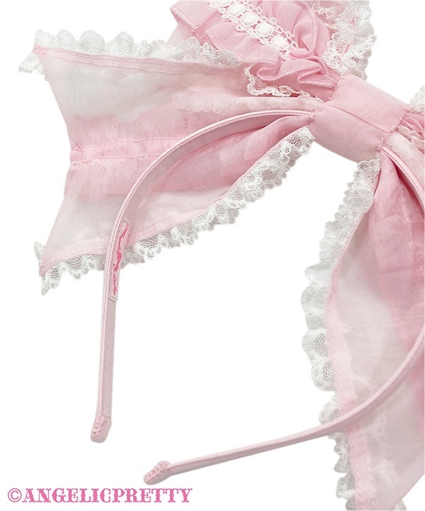 Fuwa Fuwa Ribbon Doll Headbow - Pink