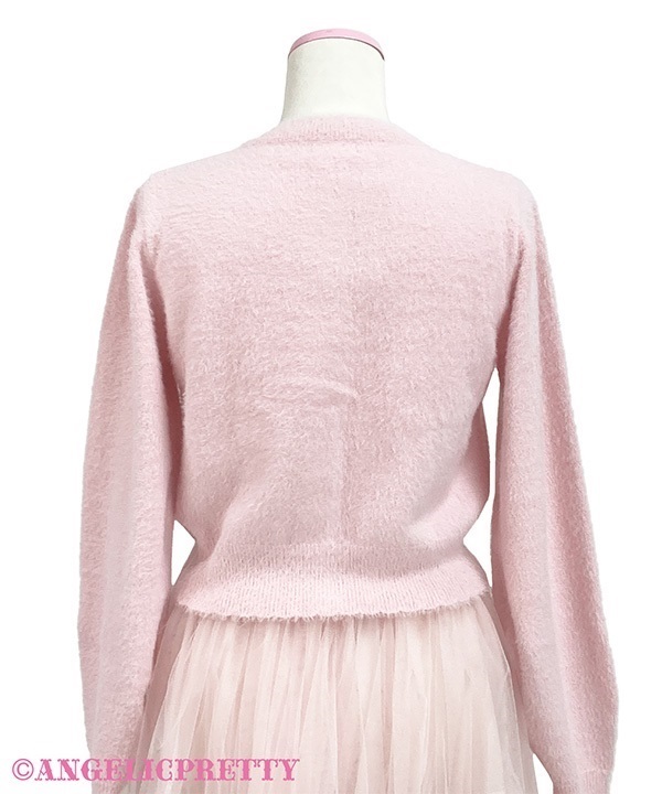 Fuwa Fuwa Ribbon Knit Cardigan - Pink [242NK11-150041-pk