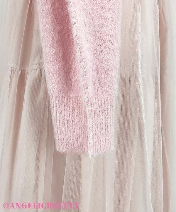 新品 ルミニョン feather ribbon op + cardiganブルー｜その他