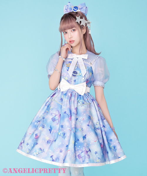 Galaxy Cocktail Jumperskirt - Pink