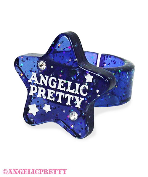 Galaxy Twinkle Ring - Navy