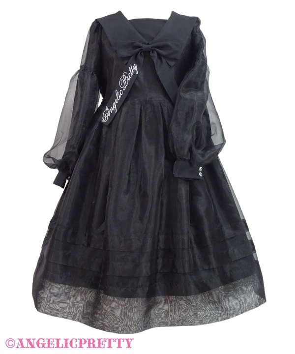 Glass School One Piece - Black
