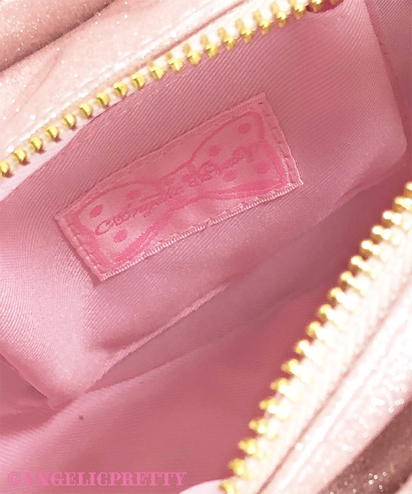 Glitter POP DECO Hearts Pochette - Pink