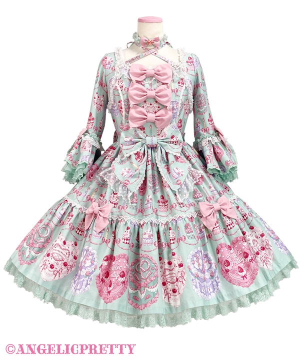Happy Cakes Dress - Mint