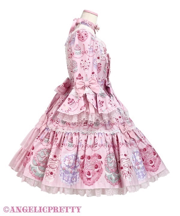 Happy Cakes Dress - Pink [262PO01-030655-pk] - $651.00 : Angelic