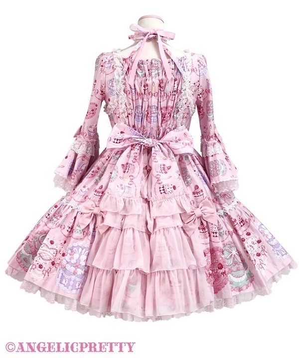 Happy Cakes Dress - Pink [262PO01-030655-pk] - $651.00 : Angelic