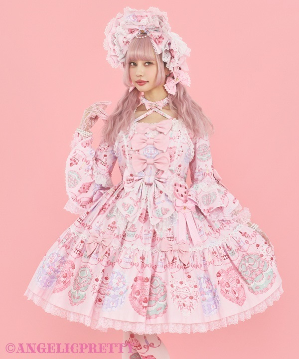Happy Cakes Dress - Pink [262PO01-030655-pk] - $651.00 : Angelic