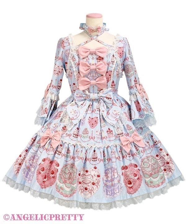 Happy Cakes Dress - Sax