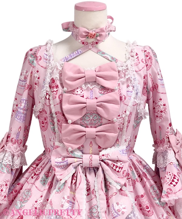 Angelic Pretty's Honey Cake OP in yellow - Dresses - Lace