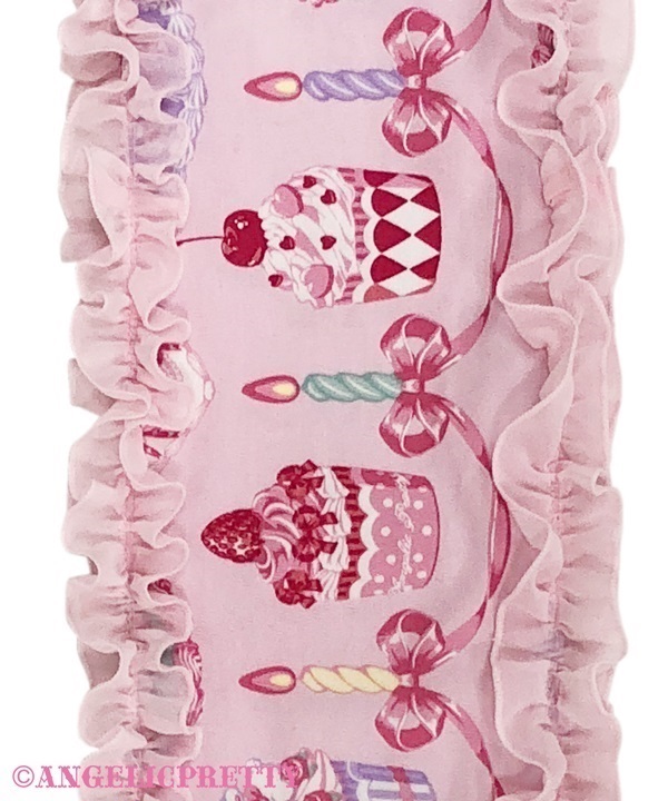 Happy Cakes Echarpe - Pink [262PG01-090535-pk] - $100.00 : Angelic