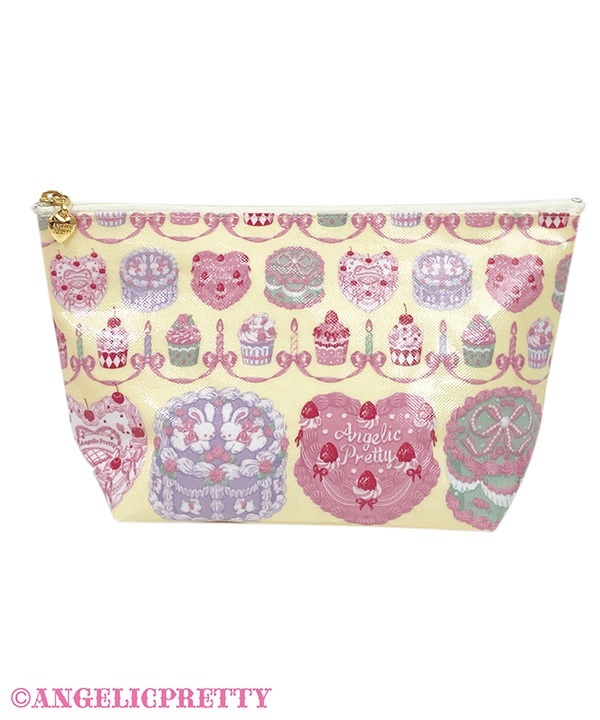 Happy Cakes Pouch - Yellow