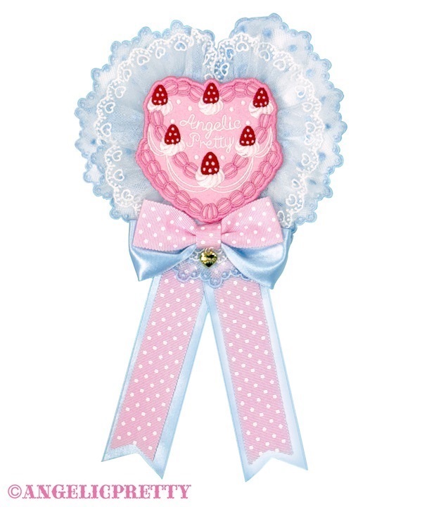 Happy Cakes Rosette Brooch - Sax