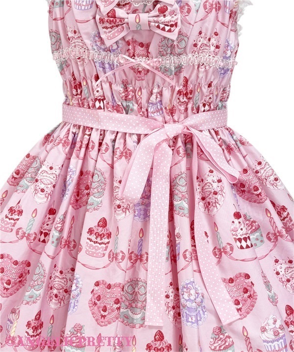 Angelic Pretty Happy Cakesピンクリング Happy Cakes Shirring