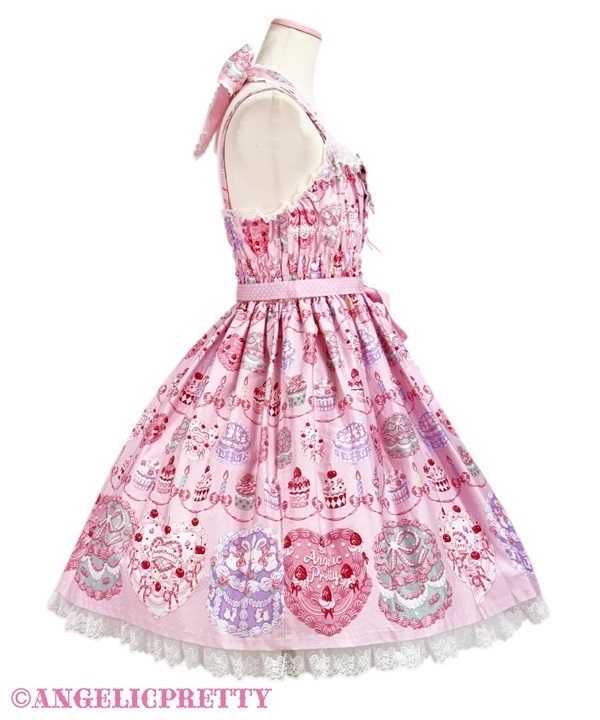 Angelic Pretty Happy Cakes オーバーニー Happy Cakes OTKs by