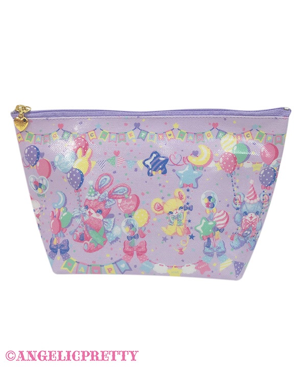 Happy Garland Pouch - Lavender