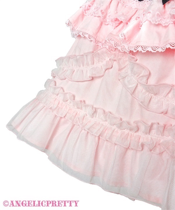 Heart Apron Skirt - Black