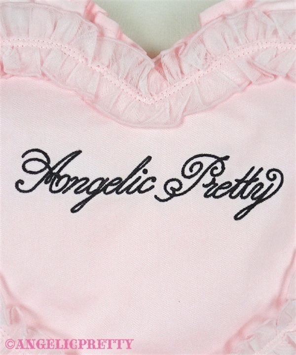 Heart Apron Skirt - Pink