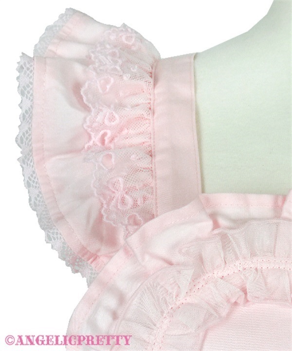 Heart Apron Skirt - Pink