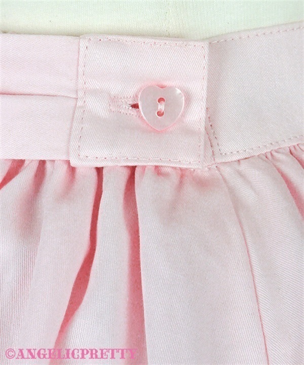 Heart Apron Skirt - Pink